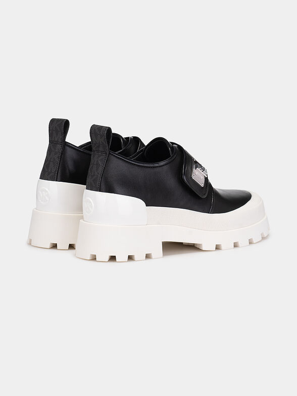 PADMA black shoes with platform - 3