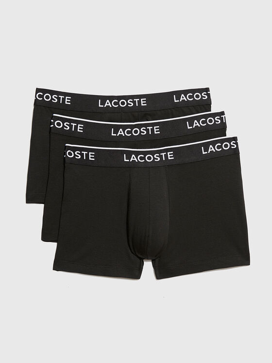 Set of three pairs of boxers in black colour - 1