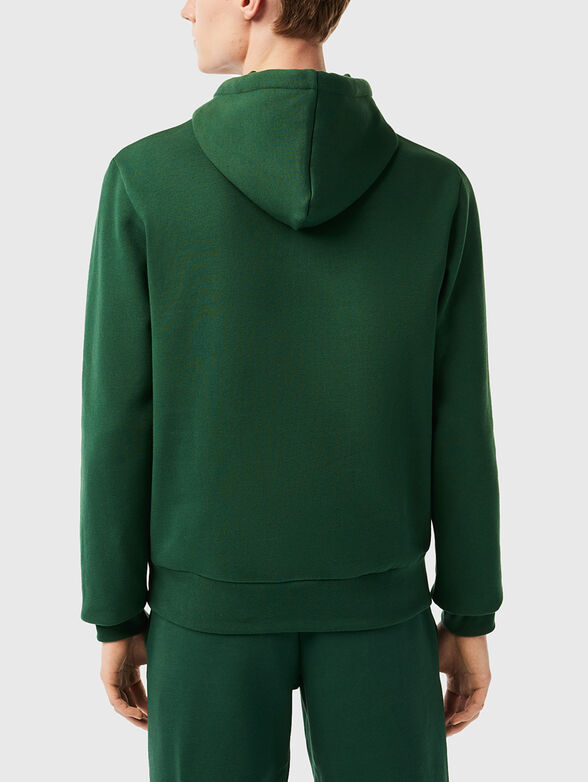 Hooded sweatshirt with logo accent - 3