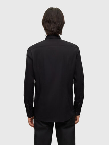 ERMO black cotton blend shirt - 3
