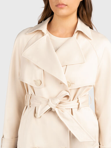 ANDREA short double-breasted trench coat - 4