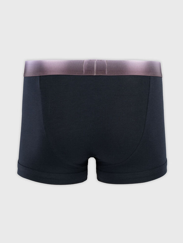 Cotton boxers with contrasting logo detail - 2