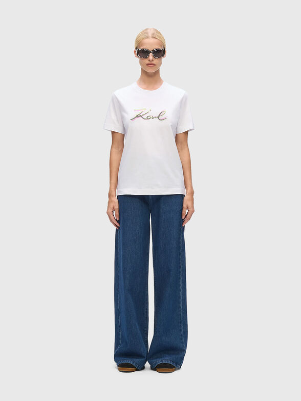 Sequin signature T-shirt - 2