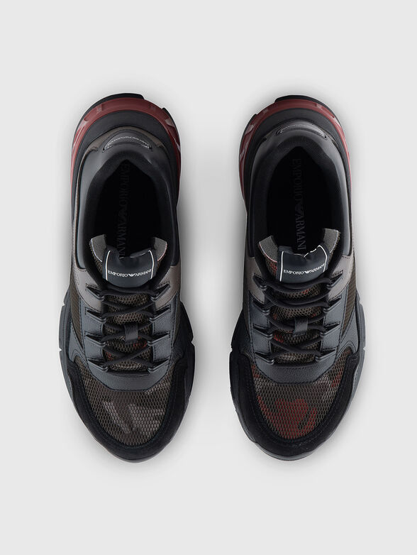 Sneakers with suede and camouflage details - 6