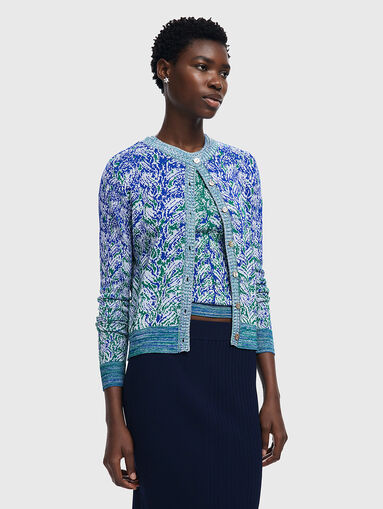 Knitted cardigan with buttons - 4