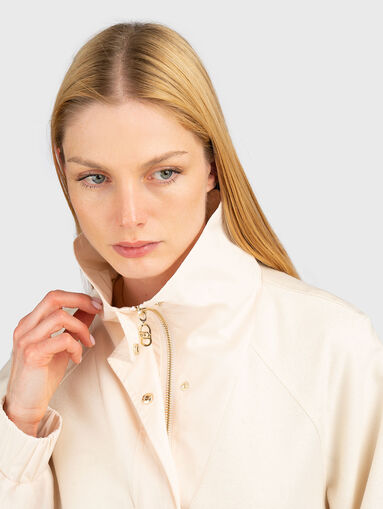 Transitional jacket with high collar  - 4