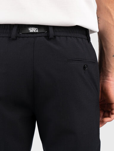 Black pants with laces  - 3