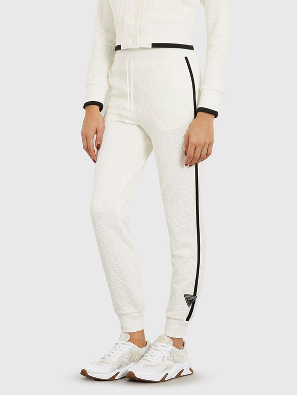 Sports trousers with contrast edging - 1