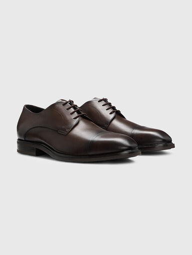 Leather Derby shoes - 3
