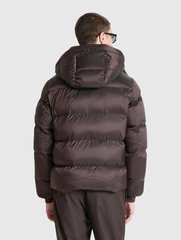 Brown jacket with rubber patch - 2