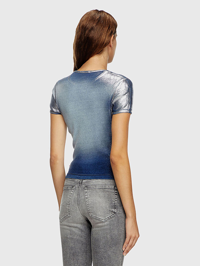 T-ELE-LONG-Q1 T-shirt with silver details - 3