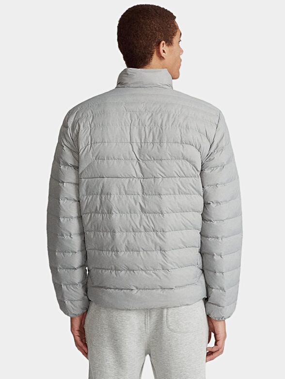 Padded jacket in grey - 3