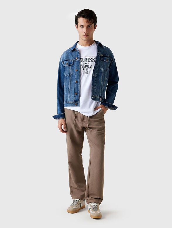 Cotton T-shirt with logo print - 2