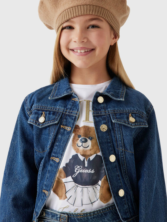 Lurex denim jacket - 4