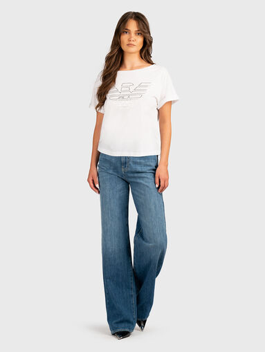 High waisted wide leg jeans - 5