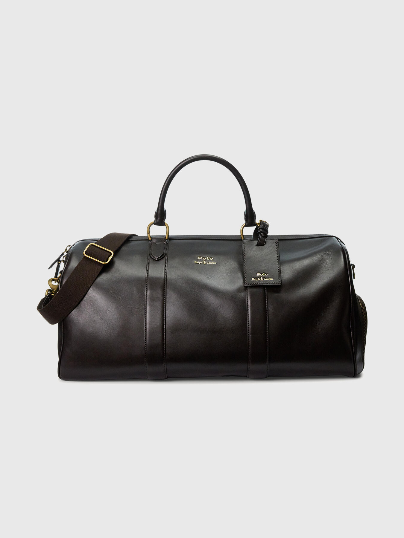 Ralph lauren leather travel bag top