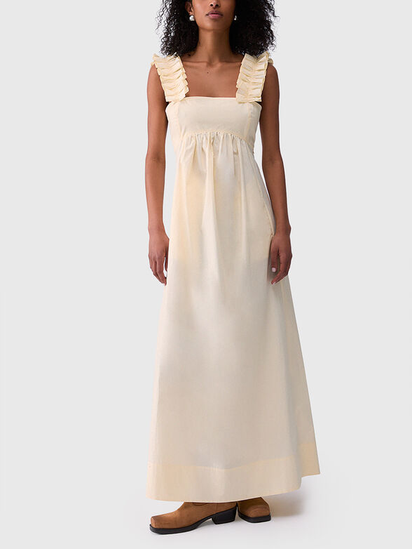 Maxi dress with ruffles - 1