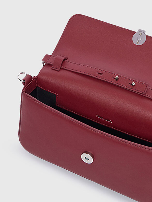 Small leather bag with silver details - 2