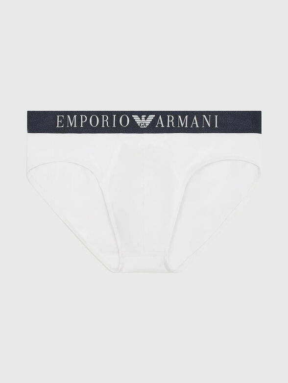 Black briefs with contrasting logo lettering - 4