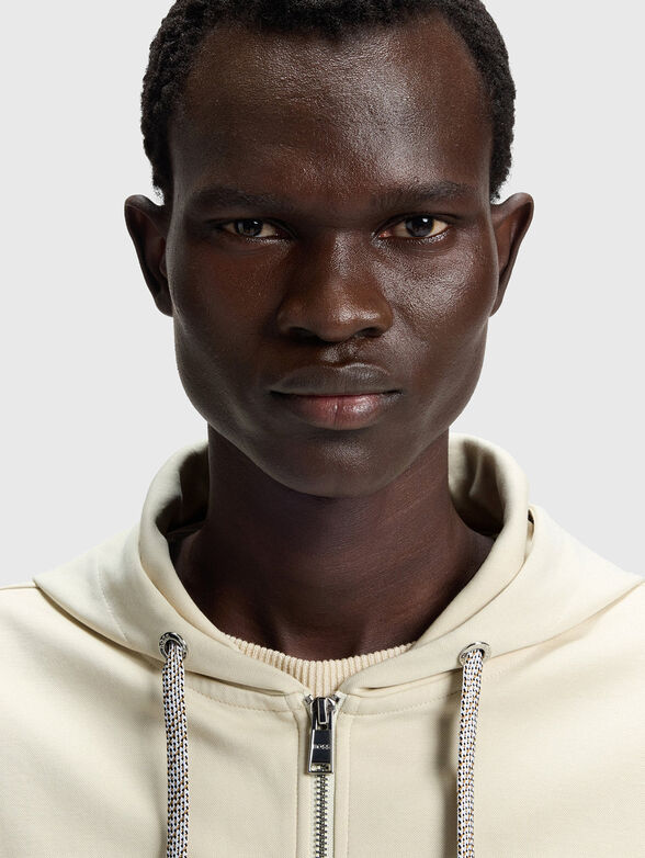 Cotton sweatshirt with logo detail - 4