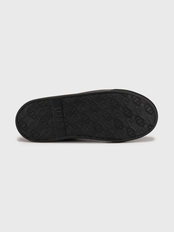 KYLIE 10 leather sneakers with accent logo - 5