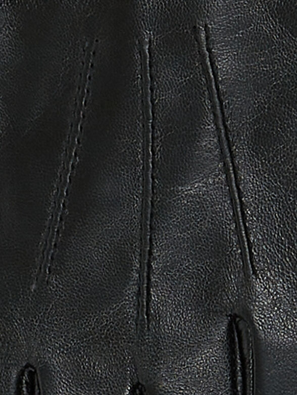 Black logo gloves - 4