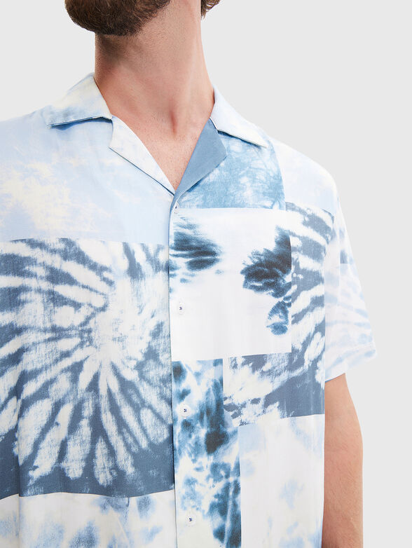 LENNY blue shirt with short sleeve - 3