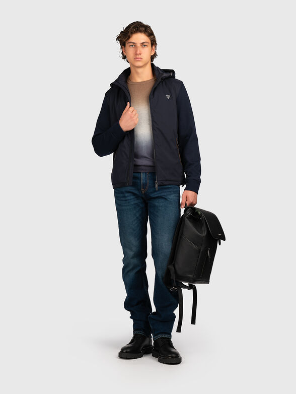 Jacket with removable hood - 2