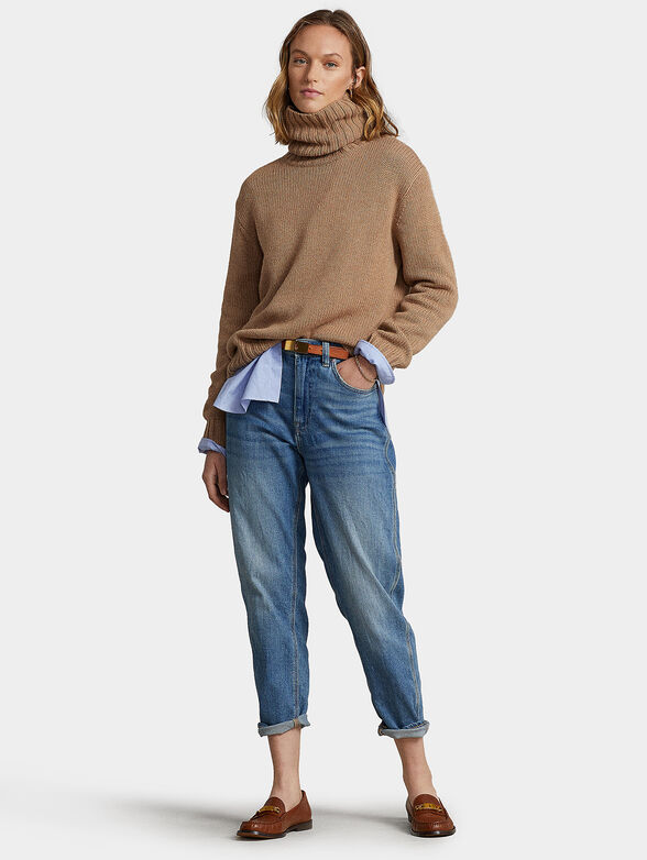 Wool turtleneck sweater - 4