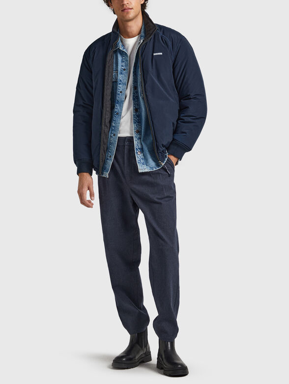 Double-face jacket in wool blend - 2