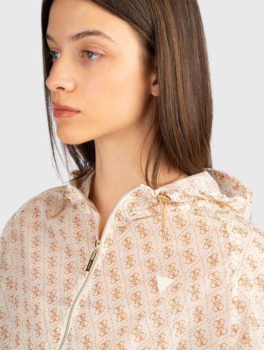 Transitional jacket with a hood and 4G monogram - 4