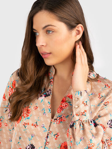 RITA shirt with monogram print - 5