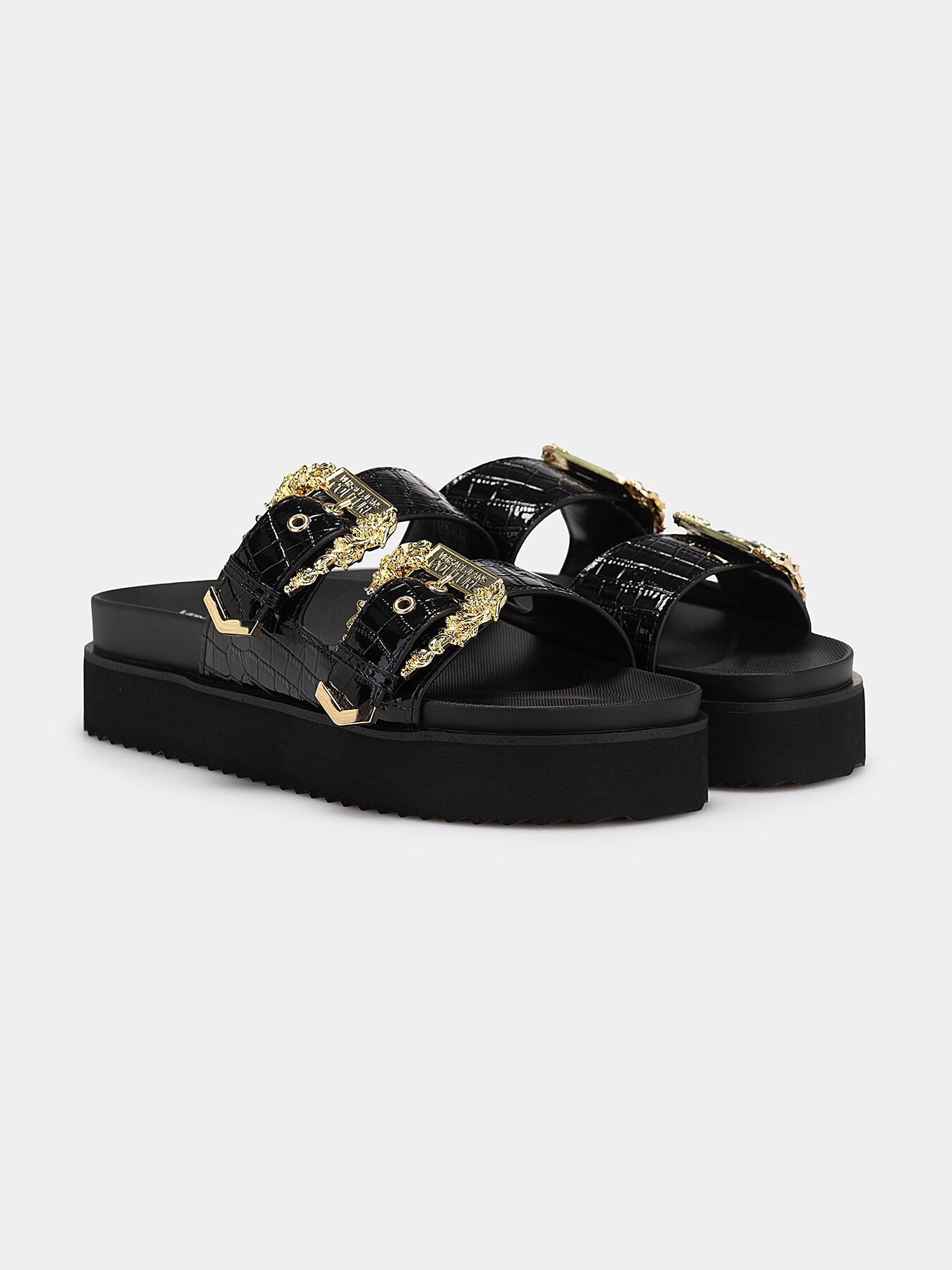 ARIZONA platform sandals brand VERSACE JEANS COUTURE