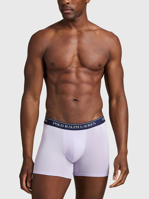 Set of three pairs of cotton boxers - 4