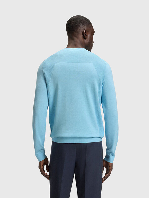 Cotton sweater with logo - 3