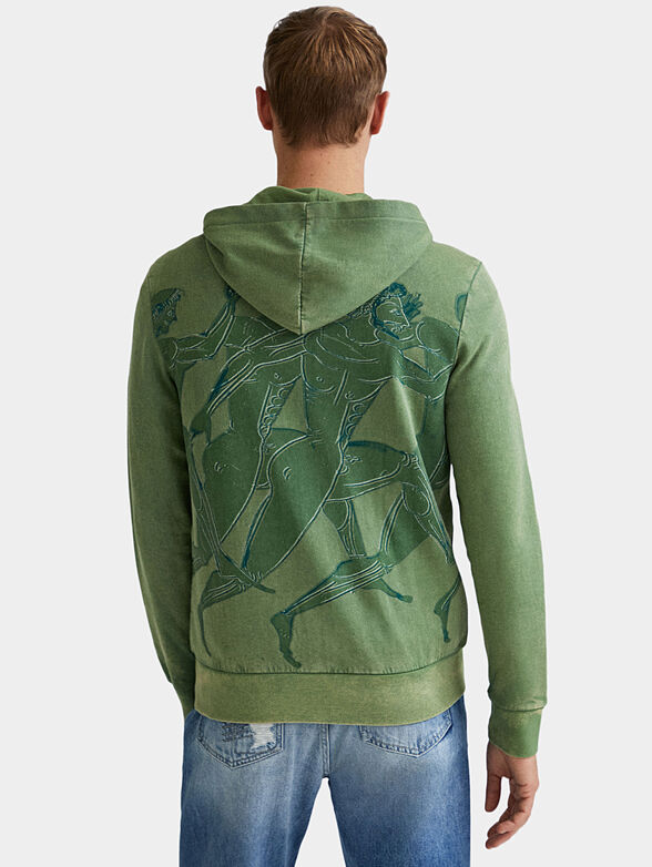 ARNOLD sweatshirt with zip and hood - 2