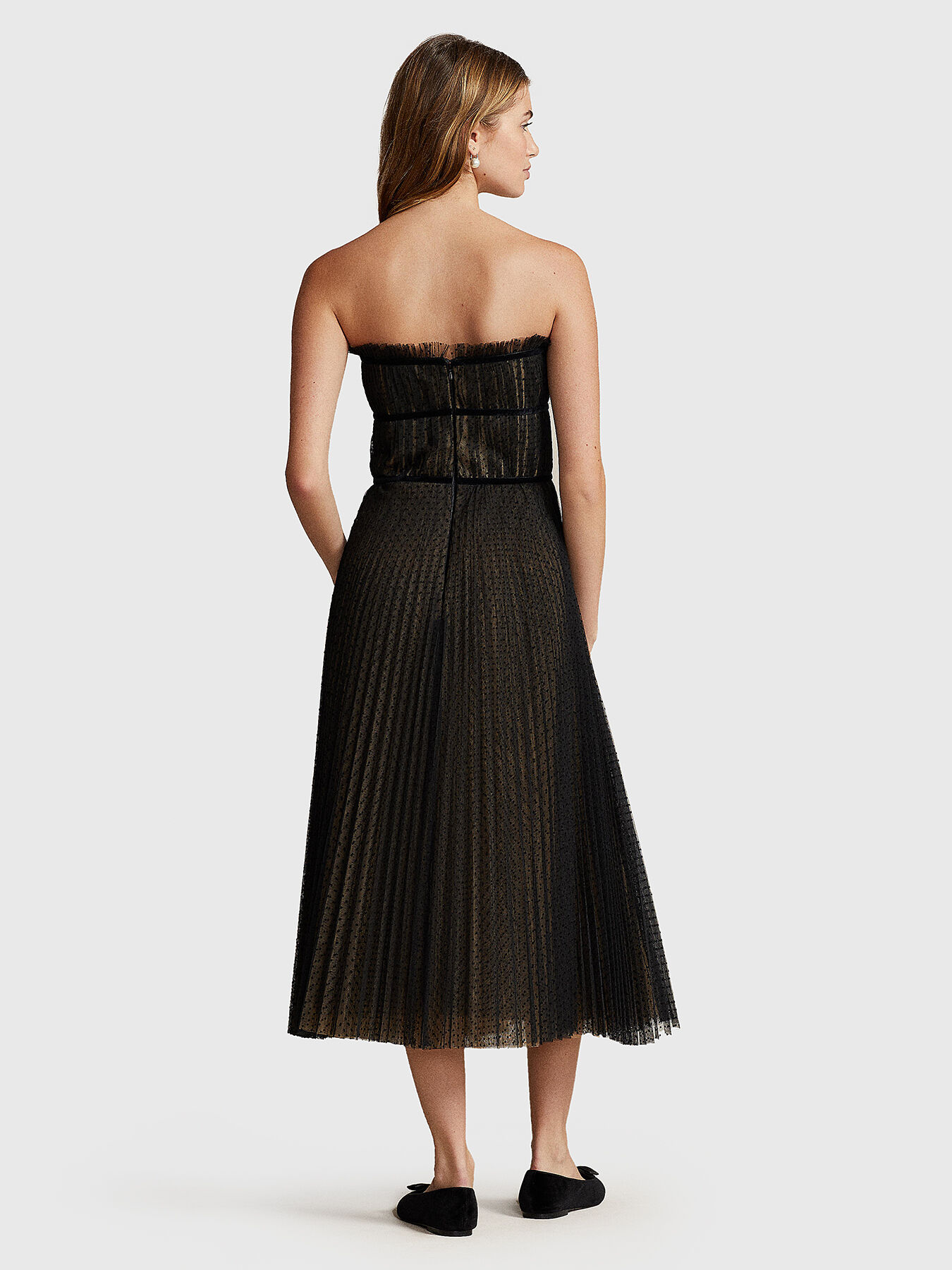 Polka-dot tulle dress brand POLO RALPH LAUREN
