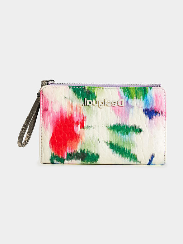 Wallet with logo detail and zip - 1