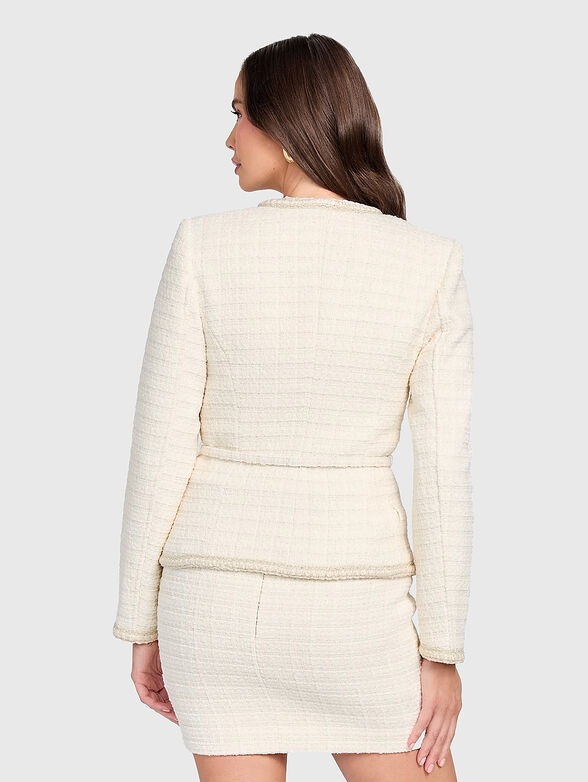 Belted bouclé blazer - 3