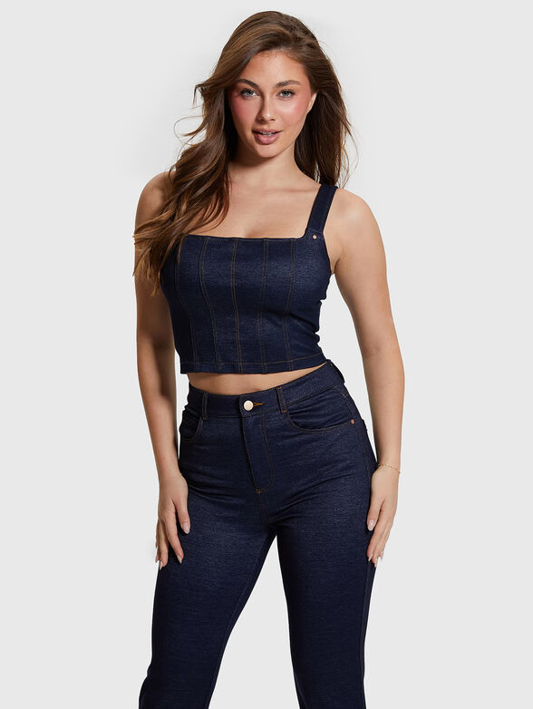 SELENE denim top - 1