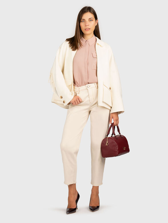 Short coat with accent buttons - 2
