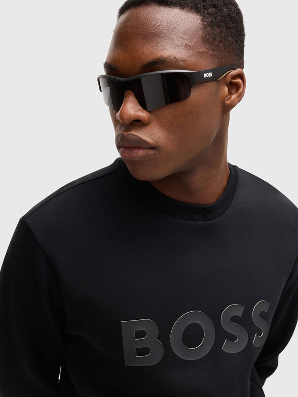 SALBO black sweatshirt with logo - 4