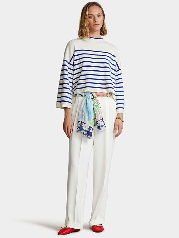 Striped cashmere sweater - 2