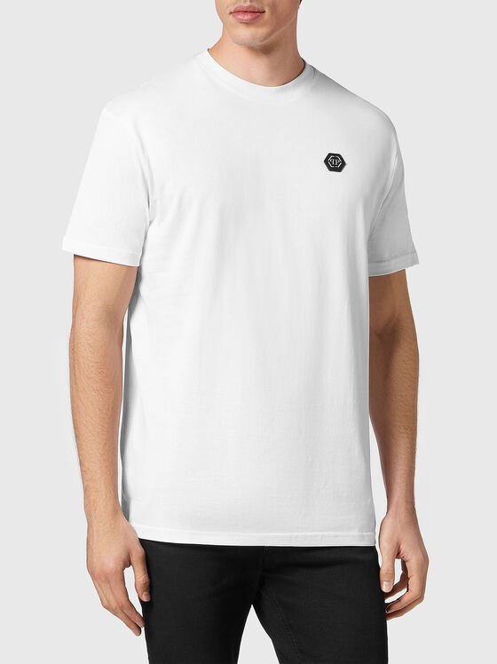 HEXAGON logo print T-shirt  - 1