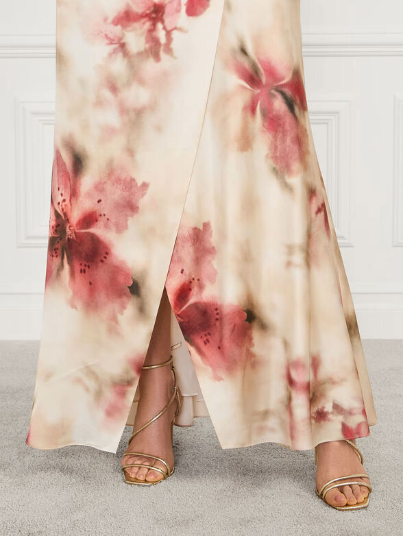 BIANCA maxi dress with floral print - 4