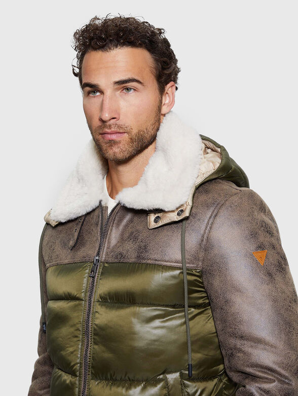 Jacket with removable hood - 6