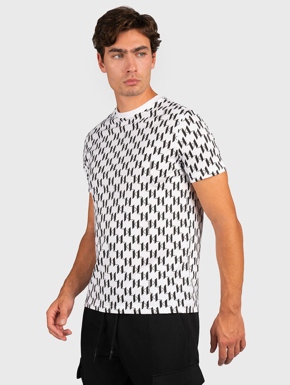 T-shirt with monogram logo print - 1
