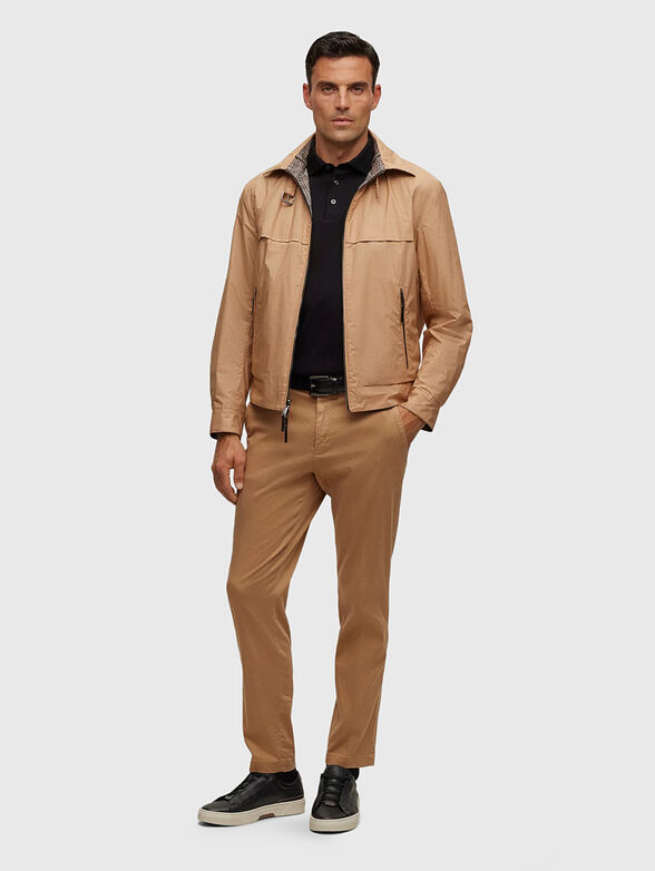 Black grained-leather sneakers - 2