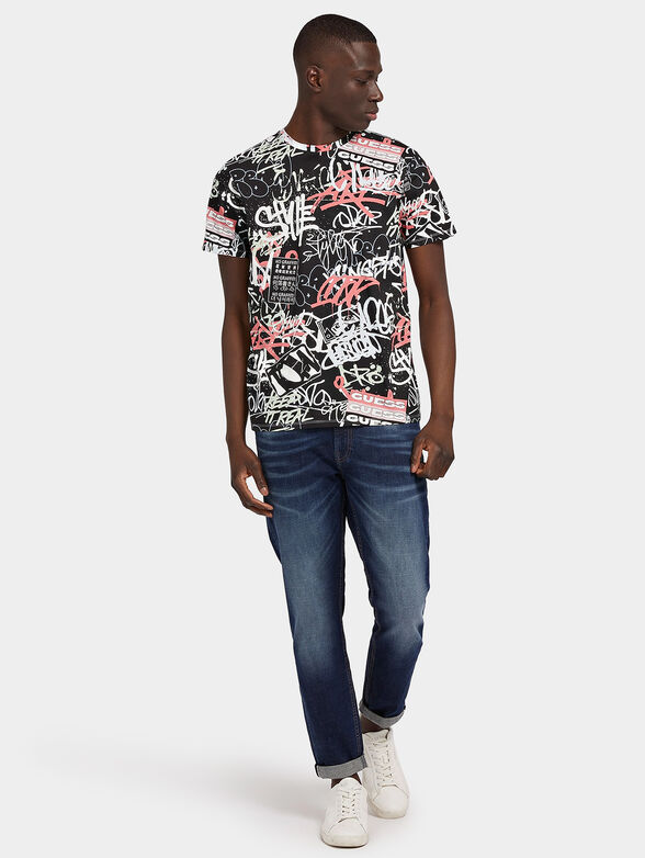 STREET T-shirt with graffiti print - 2