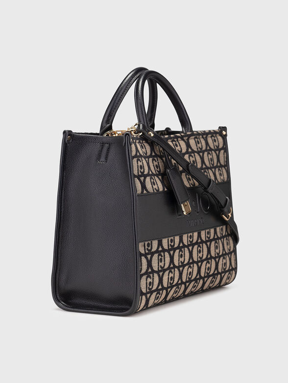 Big  printed bag with removable strap - 4